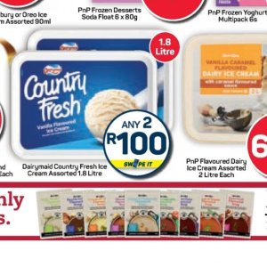 Ice cream at Pick n Pay Hyper