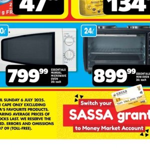 Microwave oven at Usave