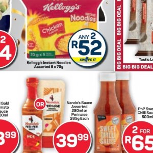 Noodles at Pick n Pay Hyper