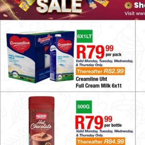 Cream at Take n Pay