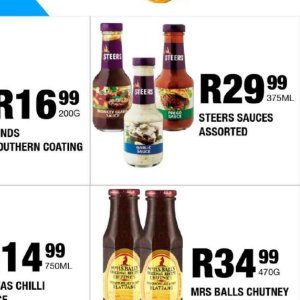 Sauces at Take n Pay