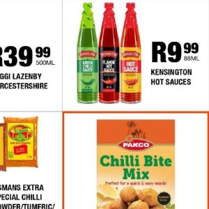 Sauces at Take n Pay