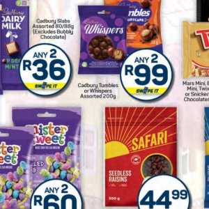 Chocolate at Pick n Pay Hyper