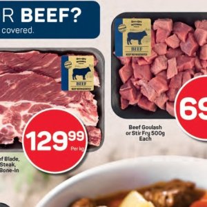 Beef at Pick n Pay Hyper