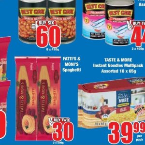 Spaghetti at Boxer Superstores