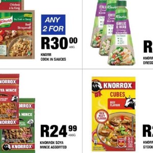 Sauces at Take n Pay