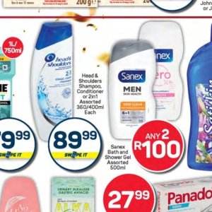 Shampoo at Pick n Pay Hyper