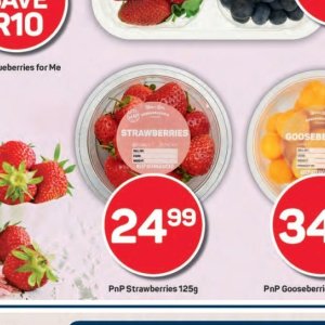 Strawberries at Pick n Pay Hyper
