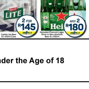 Beer at Pick n Pay Hyper