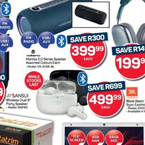 Speaker at Pick n Pay Hyper