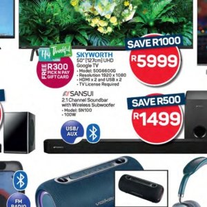 TV set at Pick n Pay Hyper