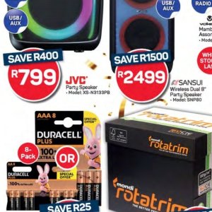 Speaker at Pick n Pay Hyper