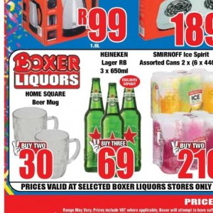 Beer at Boxer Superstores