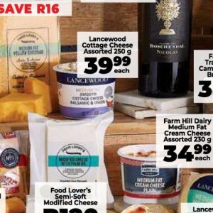 Cheese at Fruit & Veg City