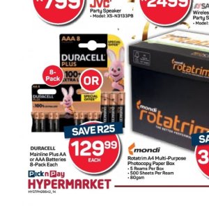 Battery at Pick n Pay Hyper