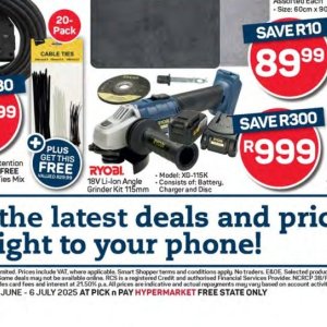 Grinder at Pick n Pay Hyper