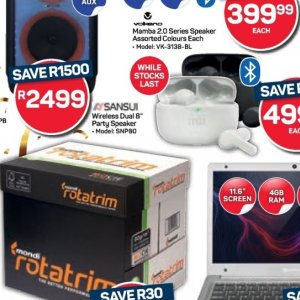 Speaker at Pick n Pay Hyper