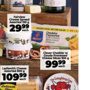 Cheese at Fruit & Veg City