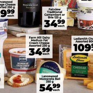 Cheese at Fruit & Veg City