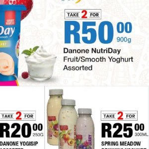 Yoghurt danone  at Take n Pay