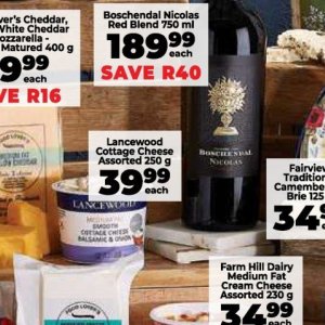 Cheese at Fruit & Veg City