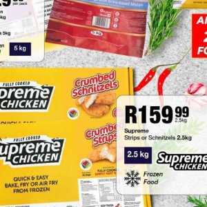 Schnitzel at Take n Pay