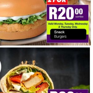 Burgers at Take n Pay