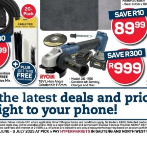 Grinder at Pick n Pay Hyper