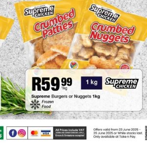 Burgers at Take n Pay