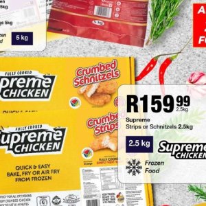 Schnitzel at Take n Pay