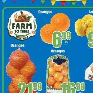 Oranges at Boxer Superstores
