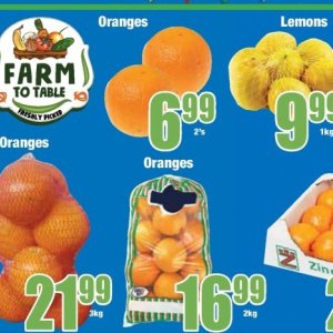 Oranges at Boxer Superstores