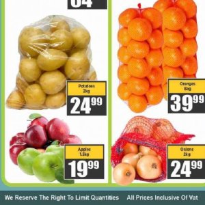 Potatoes at Big save