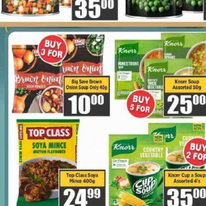 Soup at Big save