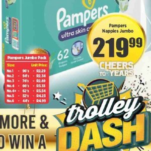 Diapers pampers  at Big save
