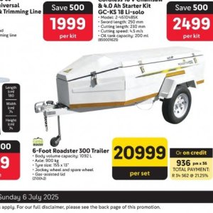 Trailer at Makro