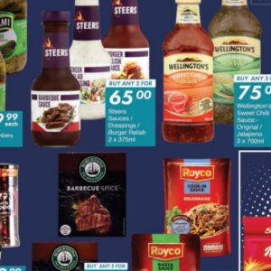 Sauces at President Hyper
