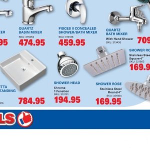 Hand shower at Cashbuild