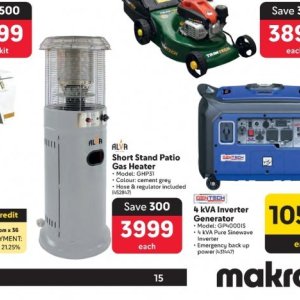 Heater at Makro