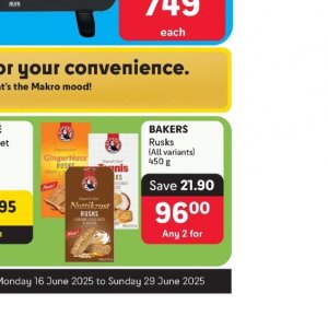 Biscuits at Makro