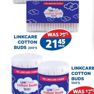 Cotton buds at Link Pharmacy