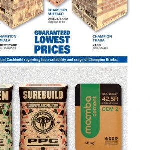Bricks at Cashbuild