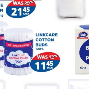 Cotton buds at Link Pharmacy