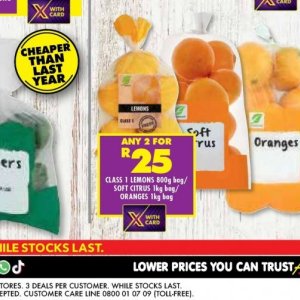 Oranges at Shoprite