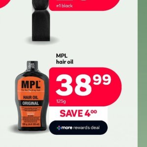 Hair oil at PEP
