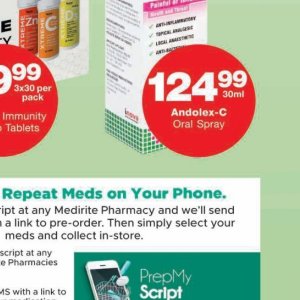 Oral spray at Shoprite