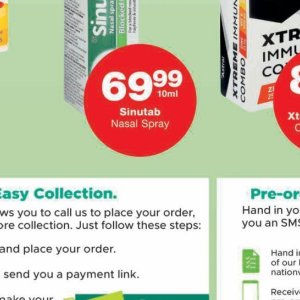 Nasal spray at Shoprite