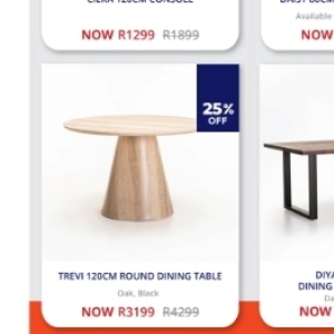 Table at Decofurn