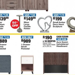 Candle holders at OK Furniture