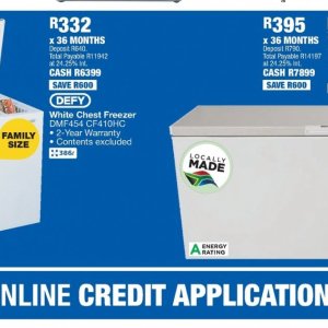 Freezer at OK Furniture